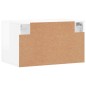 vidaXL Armario pared madera contrachapada blanco brillo 60x36,5x35 cm vidaXL Armario pared madera contrachapada blanco brillo 60x36,5x35 cm