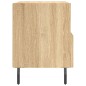 vidaXL Mesita noche 2 uds madera ingeniería roble Sonoma 40x35x47,5 cm