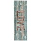 vidaXL Alfombra de cocina lavable Love 60x180 cm