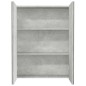 vidaXL Armario de espejo de baño MDF gris hormigón 60x15x75 cm vidaXL Armario de espejo de baño MDF gris hormigón 60x15x75 cm