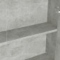 vidaXL Armario de espejo de baño MDF gris hormigón 60x15x75 cm vidaXL Armario de espejo de baño MDF gris hormigón 60x15x75 cm
