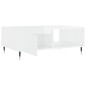 vidaXL Mesa de centro madera de ingeniería blanco brillo 90x60x35 cm vidaXL Mesa de centro madera de ingeniería blanco brillo 90x60x35 cm