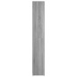 vidaXL Armario de baño madera contrachapada gris Sonoma 30x30x183,5 cm