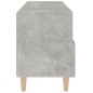 vidaXL Mueble para TV madera contrachapada gris hormigón 80x36x50 cm