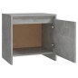 vidaXL Mesitas de noche 2 uds madera de ingeniería gris hormigón vidaXL Mesitas de noche 2 uds madera de ingeniería gris hormigón