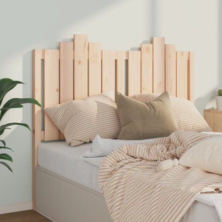 vidaXL Cabecero de cama madera maciza de pino 126x4x110 cm