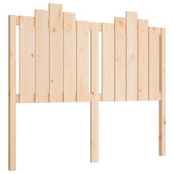 vidaXL Cabecero de cama madera maciza de pino 126x4x110 cm