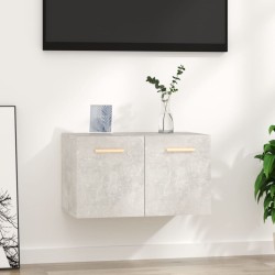 vidaXL Armario pared madera contrachapada gris hormigón 60x36,5x35 cm