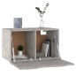 vidaXL Armario pared madera contrachapada gris hormigón 60x36,5x35 cm vidaXL Armario pared madera contrachapada gris hormigón 60x36,5x35 cm