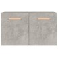 vidaXL Armario pared madera contrachapada gris hormigón 60x36,5x35 cm vidaXL Armario pared madera contrachapada gris hormigón 60x36,5x35 cm