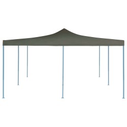 vidaXL Cenador plegable gris antracita 5x5 m