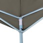vidaXL Cenador plegable gris antracita 5x5 m vidaXL Cenador plegable gris antracita 5x5 m