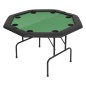 vidaXL Tablero de póker plegable en 2 octogonal verde 8 jugadores vidaXL Tablero de póker plegable en 2 octogonal verde 8 jugadores