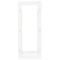vidaXL Estante para leña madera maciza de pino blanco 41x25x100 cm