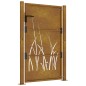 vidaXL Puerta de jardín acero corten diseño hierba 105x155 cm vidaXL Puerta de jardín acero corten diseño hierba 105x155 cm