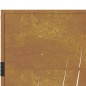 vidaXL Puerta de jardín acero corten diseño hierba 105x155 cm vidaXL Puerta de jardín acero corten diseño hierba 105x155 cm