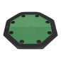 vidaXL Tablero de póker plegable en 2 octogonal verde 8 jugadores vidaXL Tablero de póker plegable en 2 octogonal verde 8 jugadores