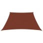 vidaXL Toldo de vela trapezoidal tela oxford terracota 3/4x3 m vidaXL Toldo de vela trapezoidal tela oxford terracota 3/4x3 m