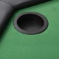 vidaXL Tablero de póker plegable en 2 octogonal verde 8 jugadores vidaXL Tablero de póker plegable en 2 octogonal verde 8 jugadores