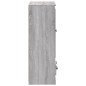 vidaXL Aparador de madera contrachapada gris Sonoma 60x35,5x103,5 cm vidaXL Aparador de madera contrachapada gris Sonoma 60x35,5x103,5 cm