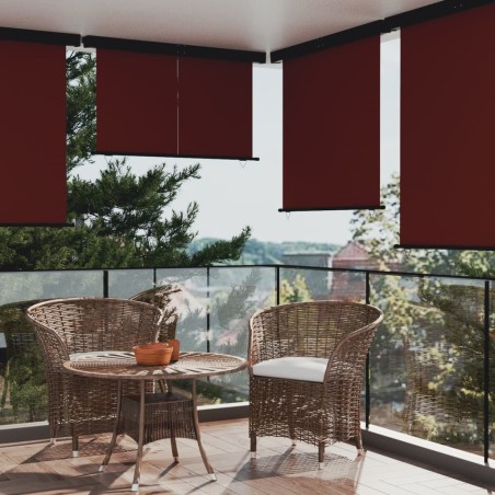 vidaXL Toldo lateral de balcón marrón 165x250 cm