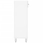 vidaXL Mueble zapatero madera contrachapada blanco brillo 60x35x105 cm