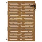 vidaXL Puerta de jardín acero corten diseño cuadrado 85x125 cm vidaXL Puerta de jardín acero corten diseño cuadrado 85x125 cm