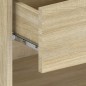 vidaXL Mesita de noche de pared roble Sonoma vidaXL Mesita de noche de pared roble Sonoma
