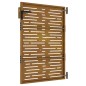 vidaXL Puerta de jardín acero corten diseño cuadrado 85x125 cm vidaXL Puerta de jardín acero corten diseño cuadrado 85x125 cm