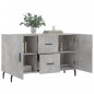 vidaXL Aparador de madera de ingeniería gris hormigón 100x36x60 cm vidaXL Aparador de madera de ingeniería gris hormigón 100x36x60 cm