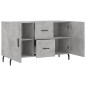 vidaXL Aparador de madera de ingeniería gris hormigón 100x36x60 cm vidaXL Aparador de madera de ingeniería gris hormigón 100x36x60 cm