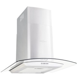 vidaXL Campana extractora de pared 60 cm acero inoxidable 756 m³/h LED