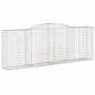 vidaXL Cesta gaviones forma arco hierro galvanizado 400x50x140/160 cm vidaXL Cesta gaviones forma arco hierro galvanizado 400x50x140/160 cm