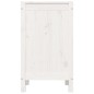 vidaXL Baúl para la colada madera maciza de pino blanco 44x44x76 cm vidaXL Baúl para la colada madera maciza de pino blanco 44x44x76 cm