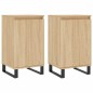 vidaXL Aparadores 2 uds madera de ingeniería roble Sonoma 40x35x70 cm vidaXL Aparadores 2 uds madera de ingeniería roble Sonoma 40x35x70 cm