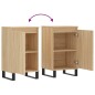 vidaXL Aparadores 2 uds madera de ingeniería roble Sonoma 40x35x70 cm vidaXL Aparadores 2 uds madera de ingeniería roble Sonoma 40x35x70 cm