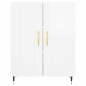 vidaXL Aparador de madera contrachapada blanco brillante 69,5x34x90 cm vidaXL Aparador de madera contrachapada blanco brillante 69,5x34x90 cm