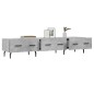 vidaXL Mueble para TV madera de ingeniería gris hormigón 150x36x30 cm