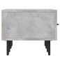 vidaXL Mueble para TV madera de ingeniería gris hormigón 150x36x30 cm