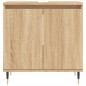 vidaXL Set de muebles de baño 3 pzas madera contrachapada roble sonoma vidaXL Set de muebles de baño 3 pzas madera contrachapada roble sonoma