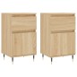 vidaXL Aparadores 2 uds madera de ingeniería roble Sonoma 40x35x70 cm vidaXL Aparadores 2 uds madera de ingeniería roble Sonoma 40x35x70 cm