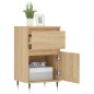 vidaXL Aparadores 2 uds madera de ingeniería roble Sonoma 40x35x70 cm vidaXL Aparadores 2 uds madera de ingeniería roble Sonoma 40x35x70 cm