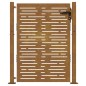vidaXL Puerta de jardín acero corten diseño cuadrado 105x130 cm vidaXL Puerta de jardín acero corten diseño cuadrado 105x130 cm