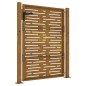 vidaXL Puerta de jardín acero corten diseño cuadrado 105x130 cm vidaXL Puerta de jardín acero corten diseño cuadrado 105x130 cm