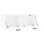 vidaXL Armario de pared madera ingeniería blanco brillo 100x36,5x35 cm