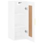 vidaXL Armario de pared madera ingeniería blanco brillo 34,5x34x90 cm vidaXL Armario de pared madera ingeniería blanco brillo 34,5x34x90 cm