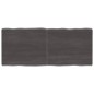 vidaXL Tablero mesa madera tratada borde vivo marrón 140x60x(2-6) cm vidaXL Tablero mesa madera tratada borde vivo marrón 140x60x(2-6) cm