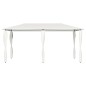 vidaXL Cenador con cubiertas de postes crema 3x6x2,6 m 160 g/m² vidaXL Cenador con cubiertas de postes crema 3x6x2,6 m 160 g/m²