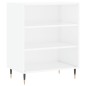vidaXL Aparador madera de ingeniería blanco brillante 57x35x70 cm