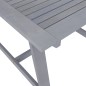 vidaXL Mesa de comedor de jardín madera maciza acacia gris 88x88x74 cm vidaXL Mesa de comedor de jardín madera maciza acacia gris 88x88x74 cm